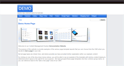 Desktop Screenshot of demo.cms-tool.net